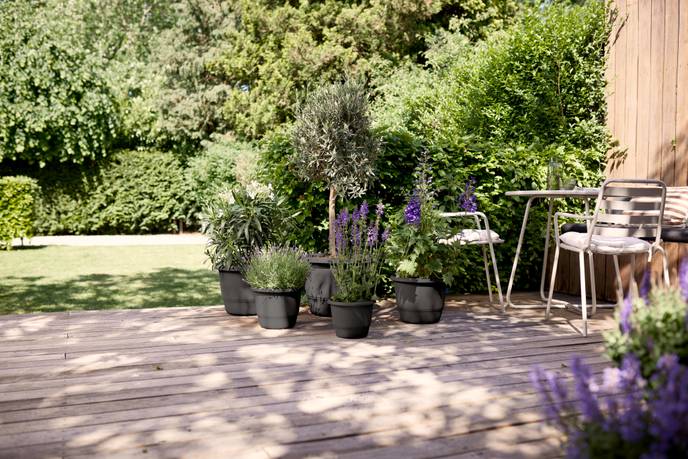 amiga rund 35cm anthrazit